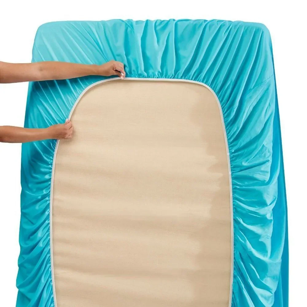 Beach Blue Egyptian Comfort Bed Sheets 4 Piece!